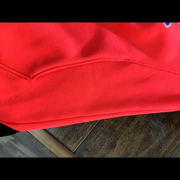 🛑SOLD🛑💜BRIGHT ORANGE UNDER ARMOUR HOODIE! - Picture 3 of 3